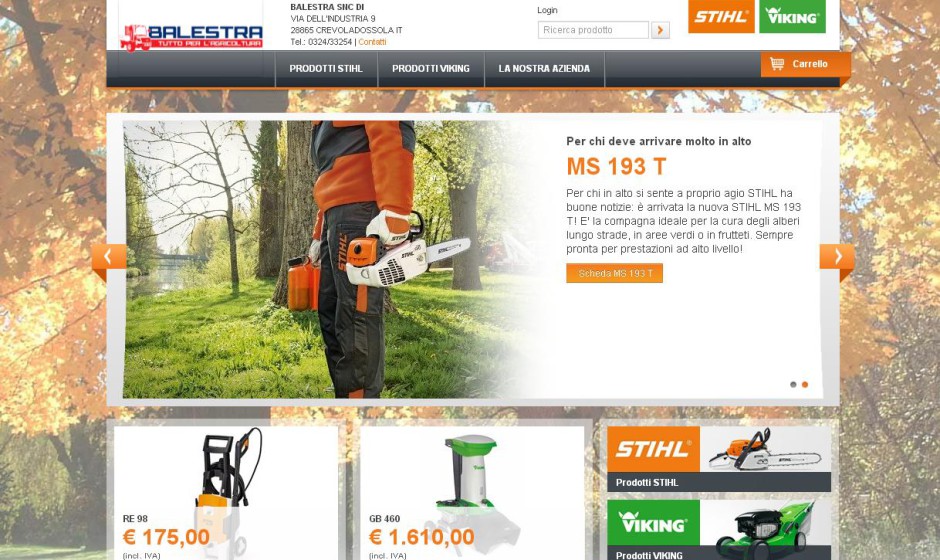 Novita sito e-commerce